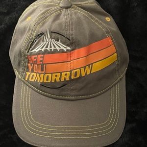 Disney Hat Cap Space Mountain Gray Tommorrowland